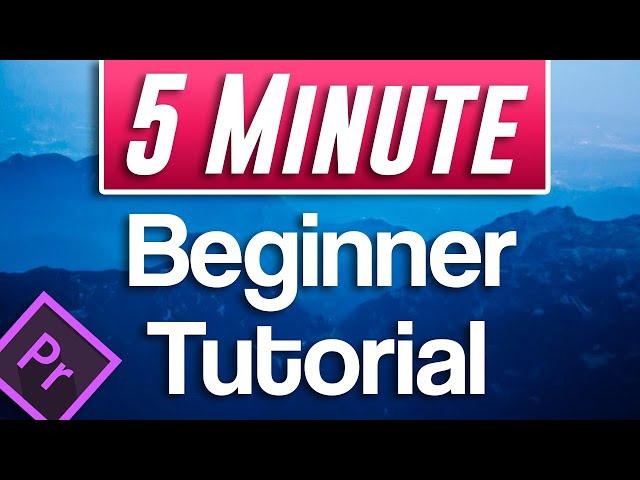 How to Edit Video for Beginners Tutorial | Premiere Pro 2020