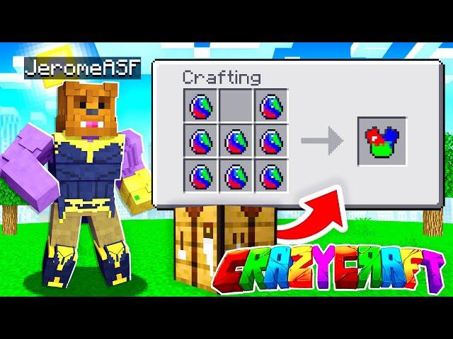 Crafting TRIO Armor In Minecraft Crazy Craft