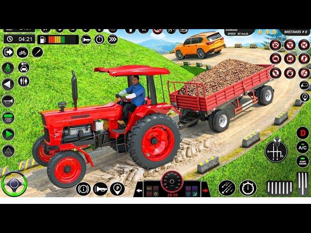 Real Indian Farming Tractor Simulator 3D Neu Tractor Driving Game Android gameplay