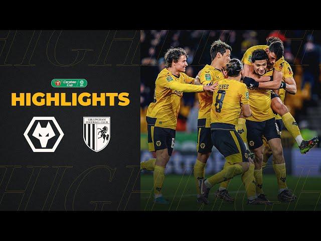 Jimenez and Ait-Nouri send us through | Wolves 2-0 Gillingham | Highlights