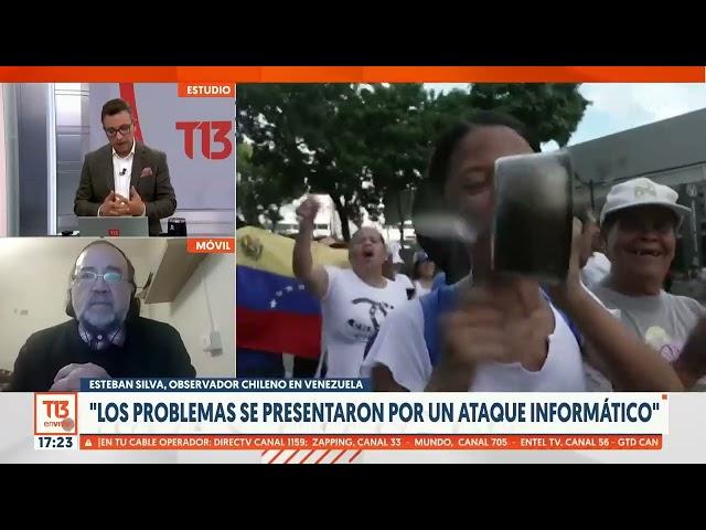 Observador chileno en elecciones en Venezuela: "CNE cumplió tras tener el 80% de votos escrutados"