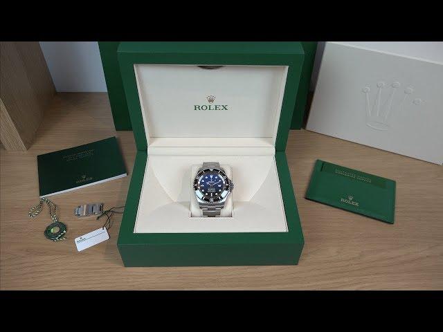 4K Review: Rolex Deepsea D-Blue "James Cameron" 126660 Unboxing