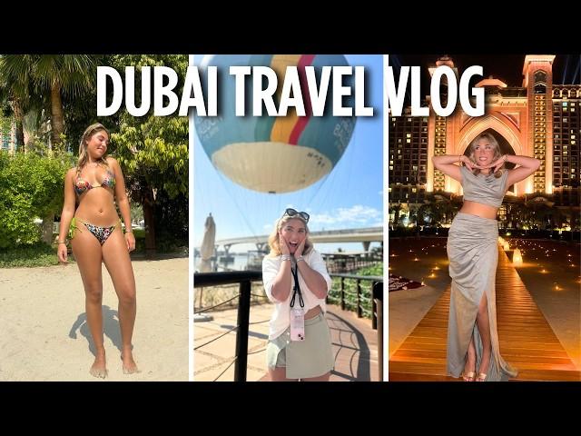 Dubai Travel Vlog, Surprises, Hot Air Balloon & The Worlds Biggest Water Park | Rosie McClelland