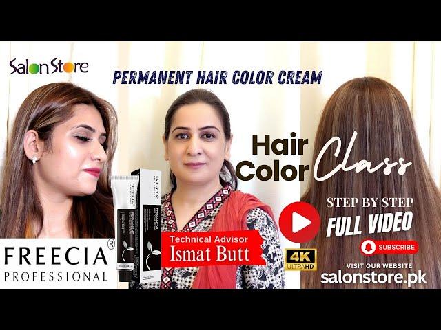 Freecia Hair Color Technique/ Tutorial / step-by-step full video/ salon store