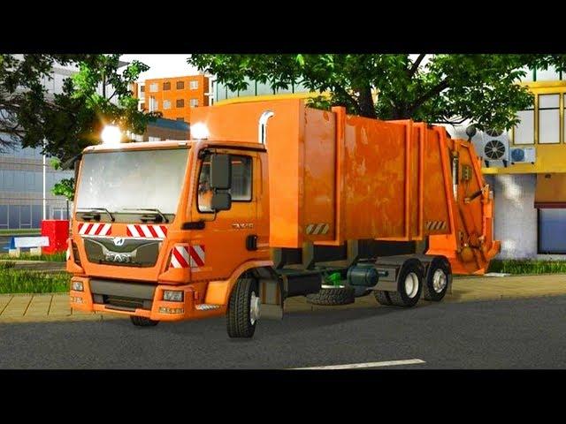 #Cars cartoons - Garbage #truck video for children 2018