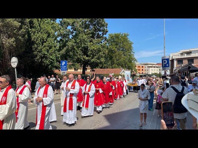 WOW ! Amazing Feast of Saint James Procession in Medjugorje with the Bishop of Mostar