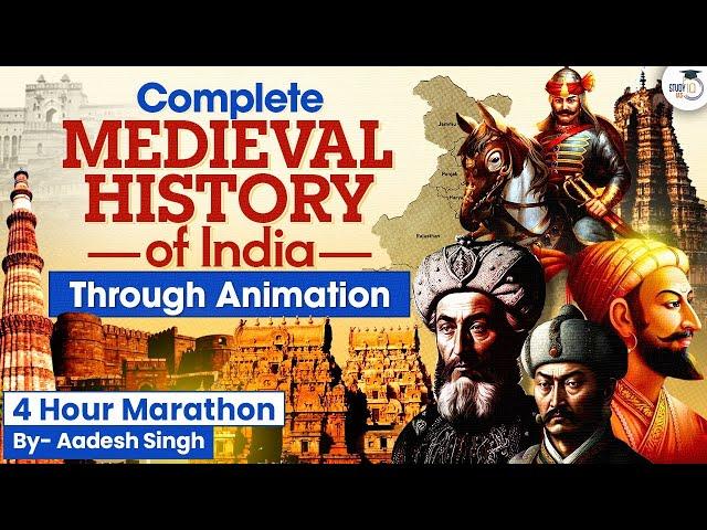 Complete Medieval India History Through Animation | UPSC Prelims & Mains | StudyIQ