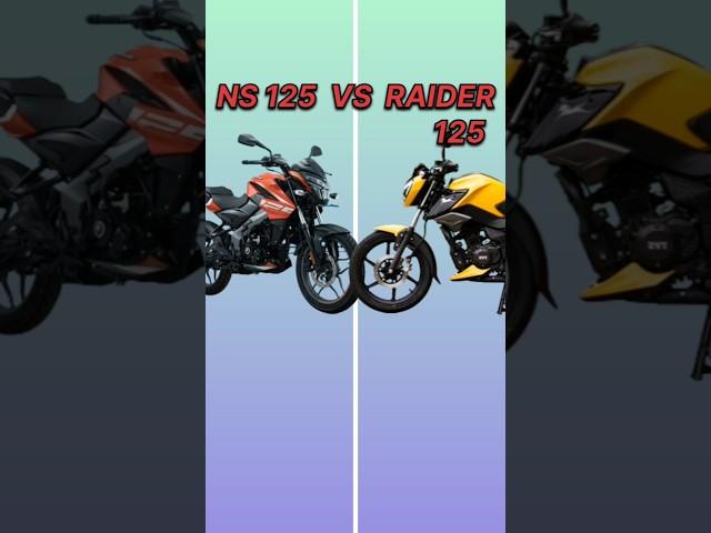 NS 125 VS RAIDER COMPARISON SHORTS  MOTOBOTS INFO #shorts #ns125 #raider