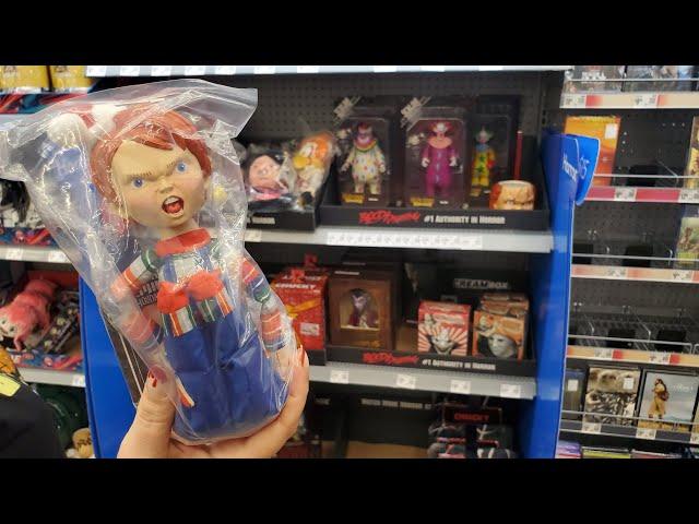 NEW Horror Movie Merch Collection 2024 Shopping at Walmart Electronics Department Walkthrough Tour