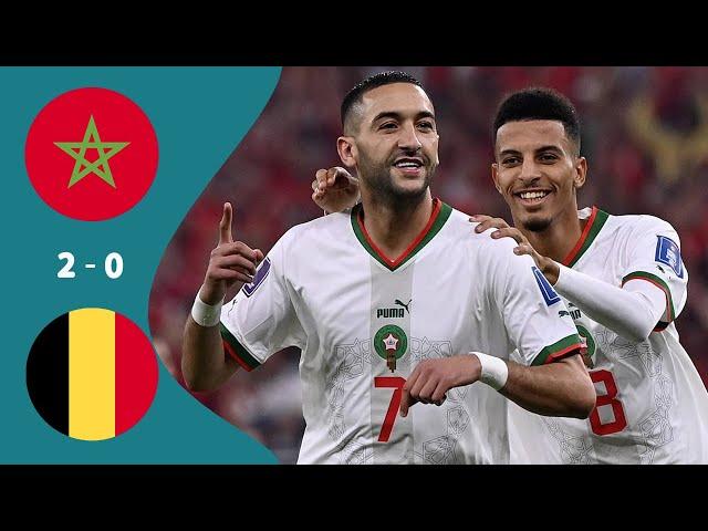 جن جنون خليل البلوشي المغرب - بلجيكا 2-0 كأس العالم قطر 2022 مباراة مجنونة