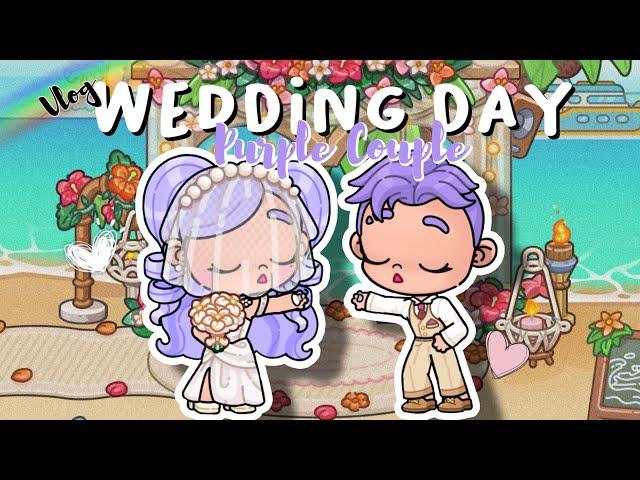 VLOG : HARI PERNIKAHAN MENJADI MRS. J4BL4Y PURPLE COUPLE | AVATAR WORLD DRAMA ROLEPLAY !