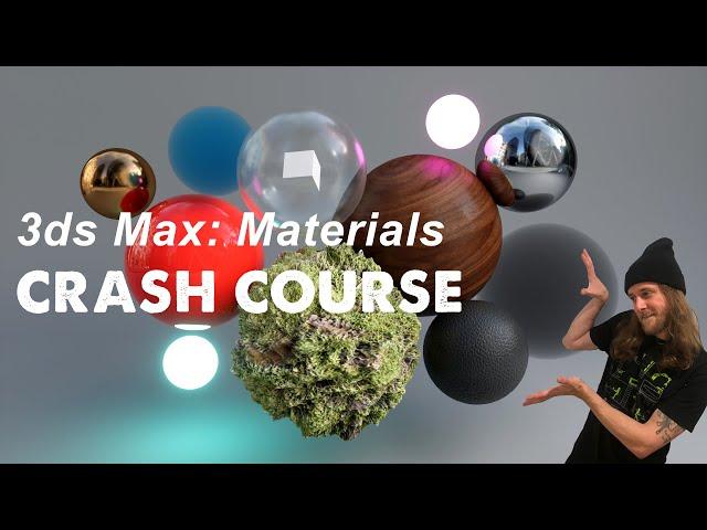 3ds Max: Materials and Render Settings CRASH COURSE + Scene Files