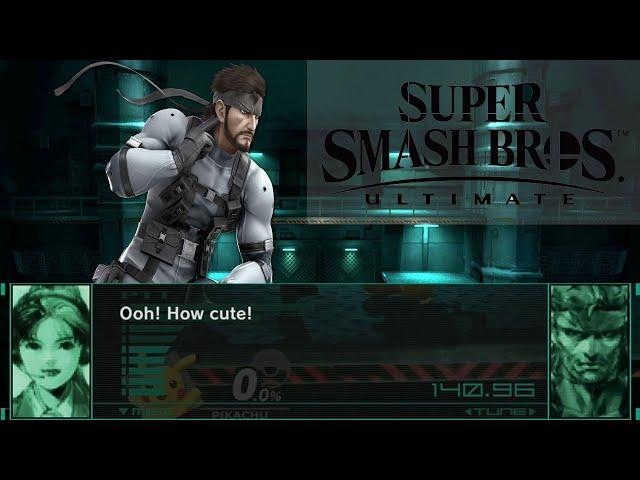 Super Smash Bros. Ultimate - All Snake Codec Conversations