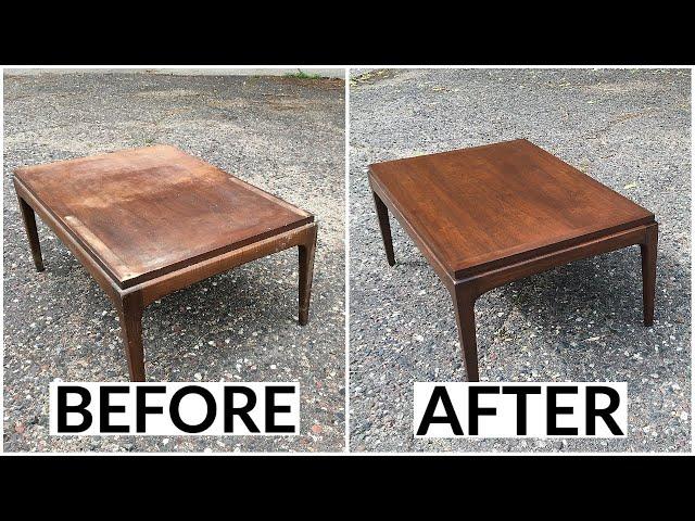 Thrift Store Rescue #17 | Refinishing A Mid Century Lane Table | Furniture Restoration