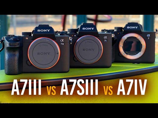 Sony a7iii vs a7iv vs a7siii - Which to buy in 2024?