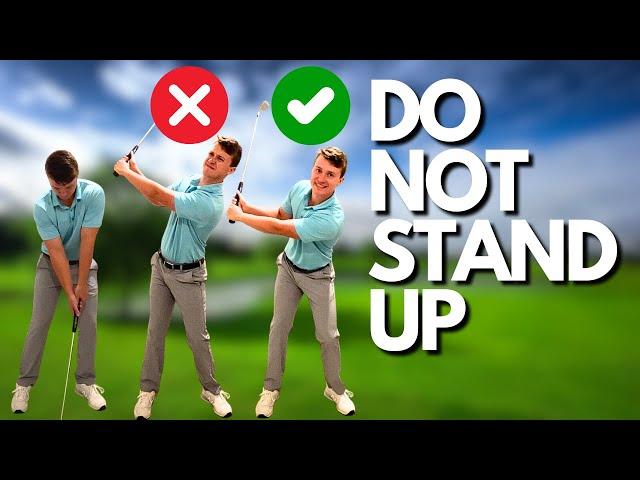 How I Stopped Standing Up in Golf WITH THIS DRILL