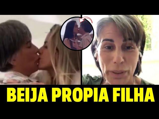 GRAVE! Atriz Global, Glória Pires e DETONADA após beijar própria filha na Boca