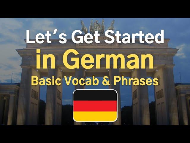 German for Absolute Beginners  Let's Get Started with us!