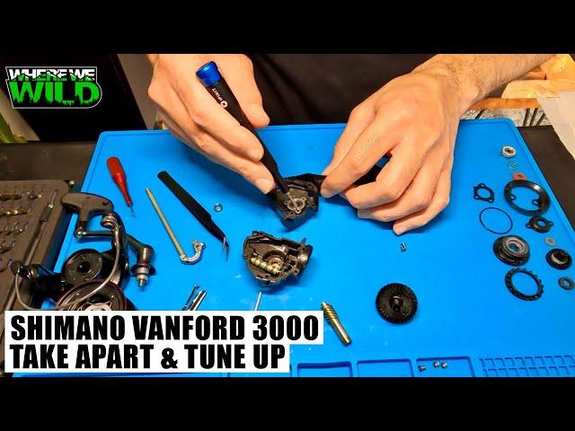 SHIMANO VANFORD C3000XG - Take Apart & Tune Up - Reel Maintenance Tutorial