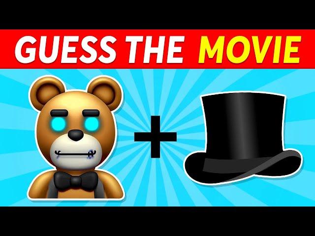 Guess the Movie by Emoji Quiz | Mario, Barbie, Elemental, Freddy Fazbear