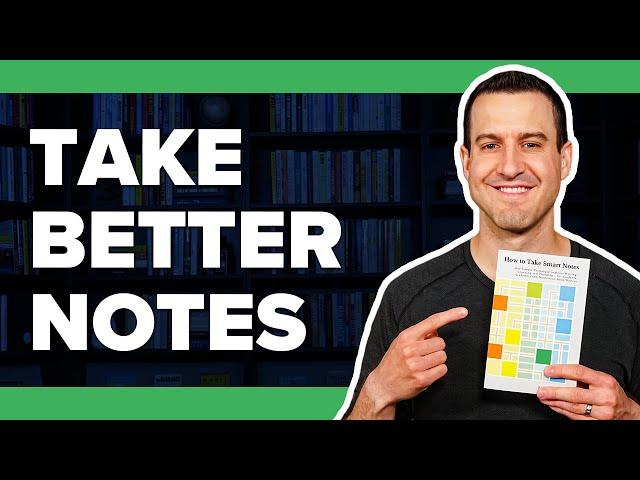 Study And Learn More Effectively With HOW TO TAKE SMART NOTES By Sönke Ahrens - Book Summary #30