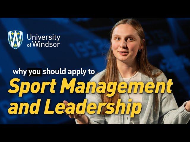 Sport Management & Leadership @ UWindsor