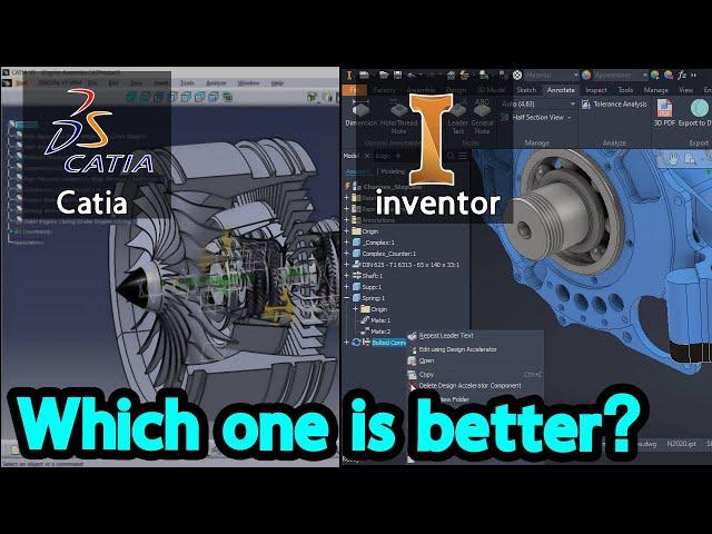 CATIA or Inventor | Which one is Better?