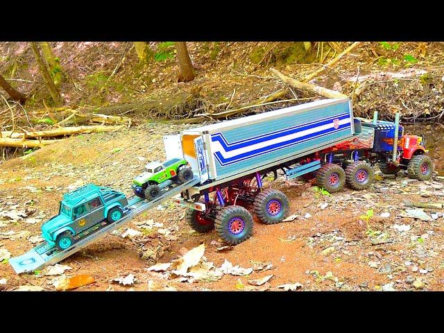 10x10x10 OPTiMUS OVERKiLL COMMAND CENTER Semi Truck - More than Meets the Eye | RC ADVENTURES