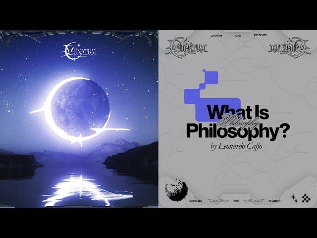 What is philosophy?