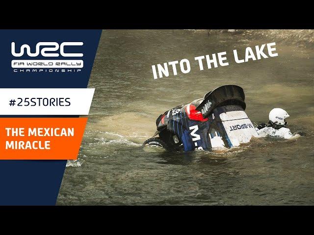  CAR FALLS INTO A LAKE, CAN THEY FIX IT ON TIME?  #WRC | THE MEXICAN MIRACLE #25Stories