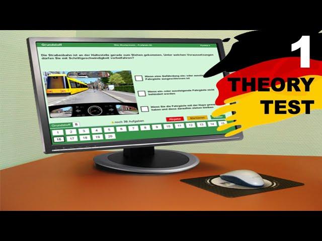 Driving License Germany Theory Exam in English | Practice Test 1 All Questions Explained in English