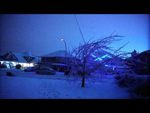 Ice Storm Destruction at Mr Carlson's House!