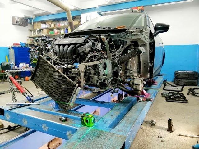 Mazda CX-5. Вытяжка морды. неудачный день(