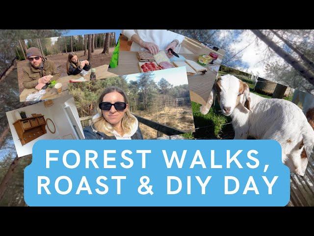 FOREST WALKS, ROAST & DIY DAY | DITL MUM OF 3