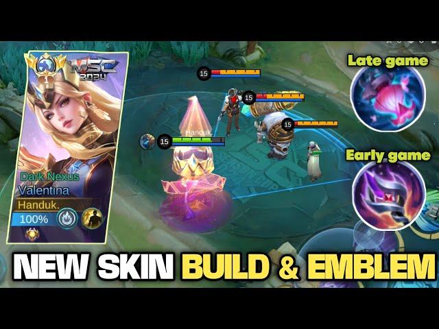 NEW SKIN, BUILD & EMBLEM VALENTINA DI PATCH TERBARU!! MAGE JADI OP BANGET!! - MOBILE LEGENDS