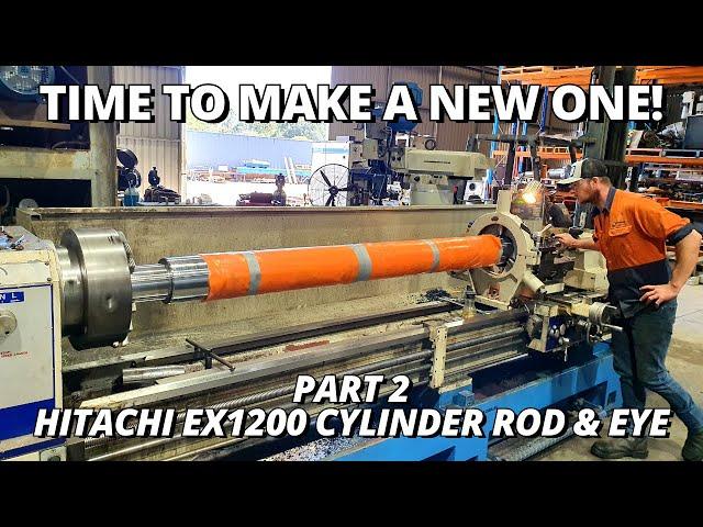 Making a BIG Hydraulic Cylinder Rod & Eye | Part 2