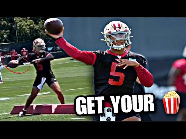 *First Look* Trey Lance FIXED his Mechanics @ San Francisco 49ers OTA’s  .. SAM DARNOLD! 