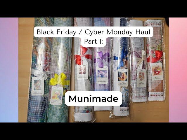 Black Friday / Cyber Monday 2024 Diamond Painting Haul Part 1: Munimade