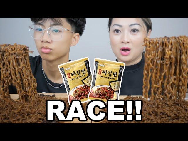 NOODLE RACE!! N.E Let's Eat