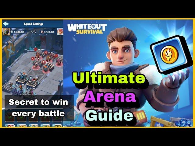 Stop doing these mistakes | Ultimate Guide on Arena - Whiteout Survival |Best lineup formation tips