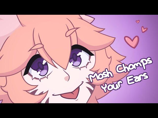 ASMR || Moshi Chomps Your Ears!~ (And other Mouth Sounds)