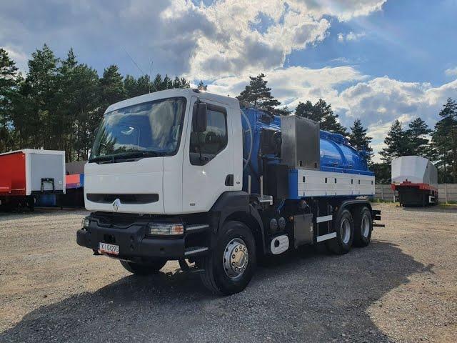 RENAULT KERAX 6X4 WUKO KAISER MORO ST12 DO CZYSZCZENIA KANAŁÓW, KANALIZACJI