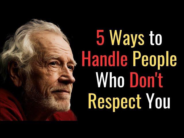 5 Ways to Deal with Disrespect | Stoic Philosophy