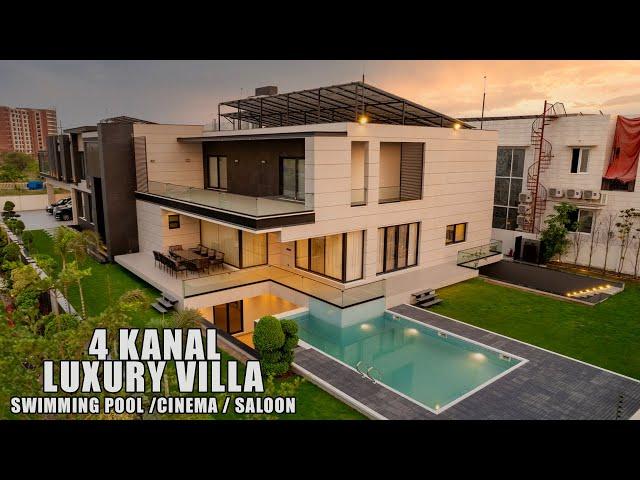 4 Kanal Luxury Villa by Architect INC. I Outdoor Swimming Pool I Cinema I Saloon DHA Phase 6, Lahore