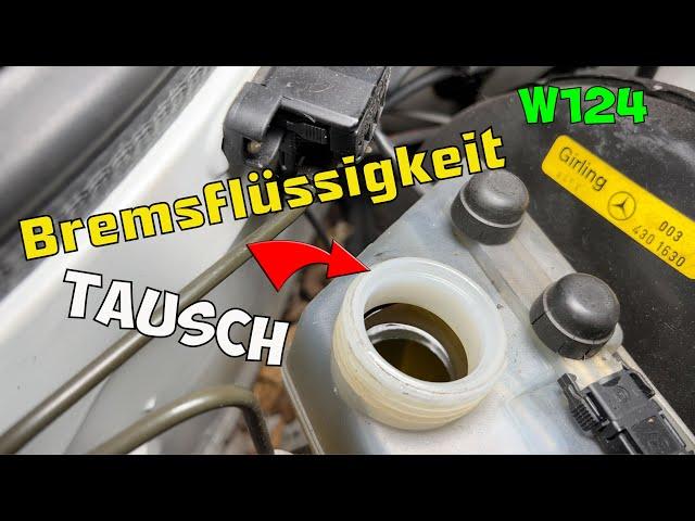 Bremsflüssigkeit Wechsel W124CE