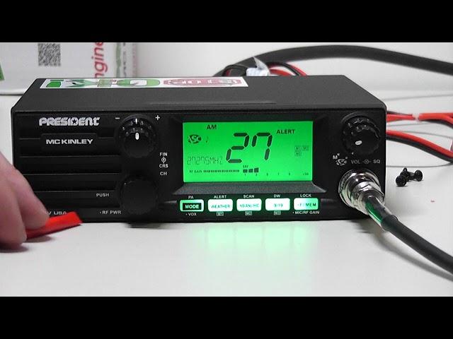 President McKinley AM SSB - New 2017 CB Radio Review