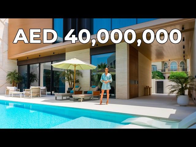 inside a aed 40,000,000 luxury villa | pearl jumeirah | property tour