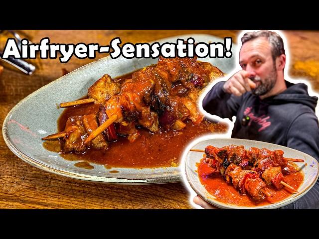 Schaschlik wie vom Grill – aus dem Airfryer?!  |  @MGBBQ