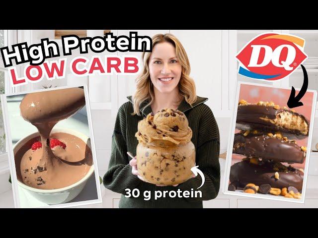 These HIGH PROTEIN Desserts take under 5 minutes to make!