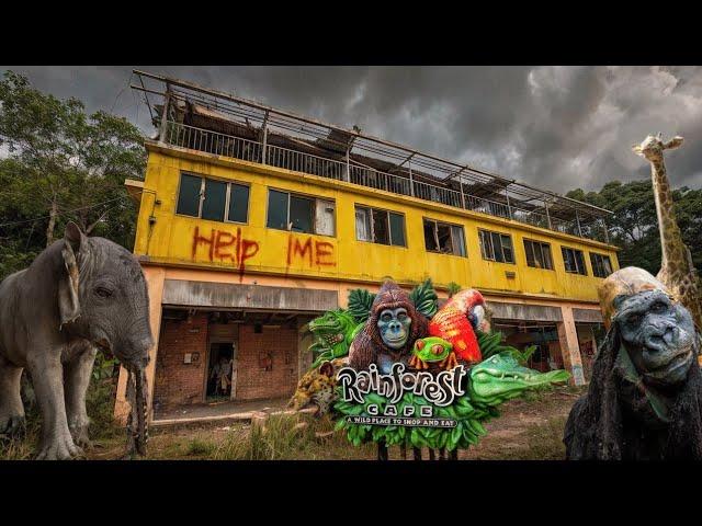 Abandoned Rainforest Cafe - Terrifying Animatronics Left Behind